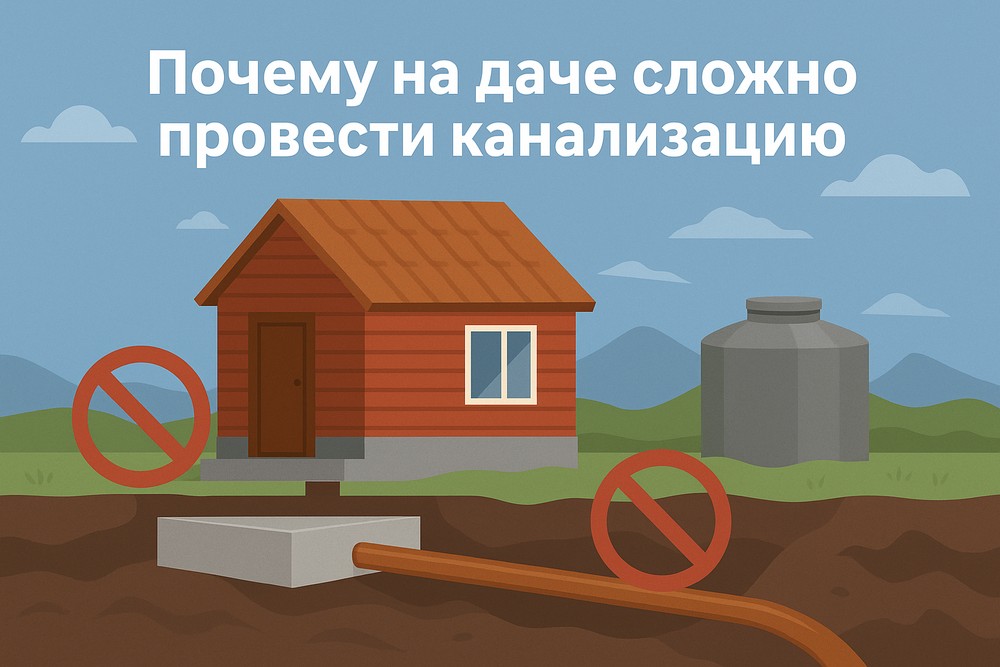 Канализация на даче: как обустроить городские удобства в любом месте загородного дома